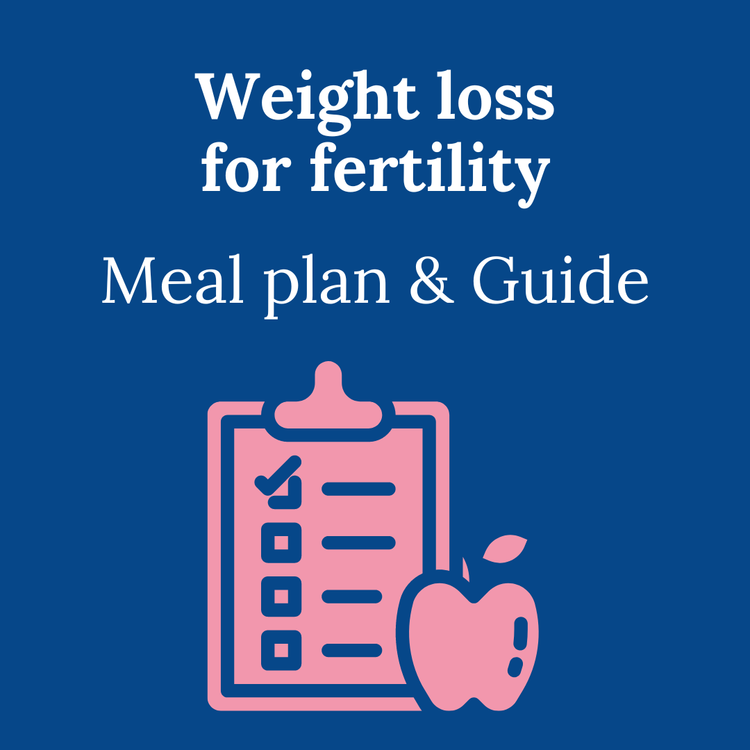 Weight Loss fertility meal plan